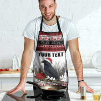 F Caw F Christmas Raven Personalized Apron Holiday Crow Festive - Wonder Print Shop