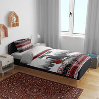 F Caw F Christmas Raven Personalized Bedding Set Holiday Crow Festive - Wonder Print Shop