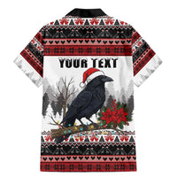 F Caw F Christmas Raven Personalized Family Matching Mermaid Dress and Hawaiian Shirt Holiday Crow Festive - Wonder Print Shop