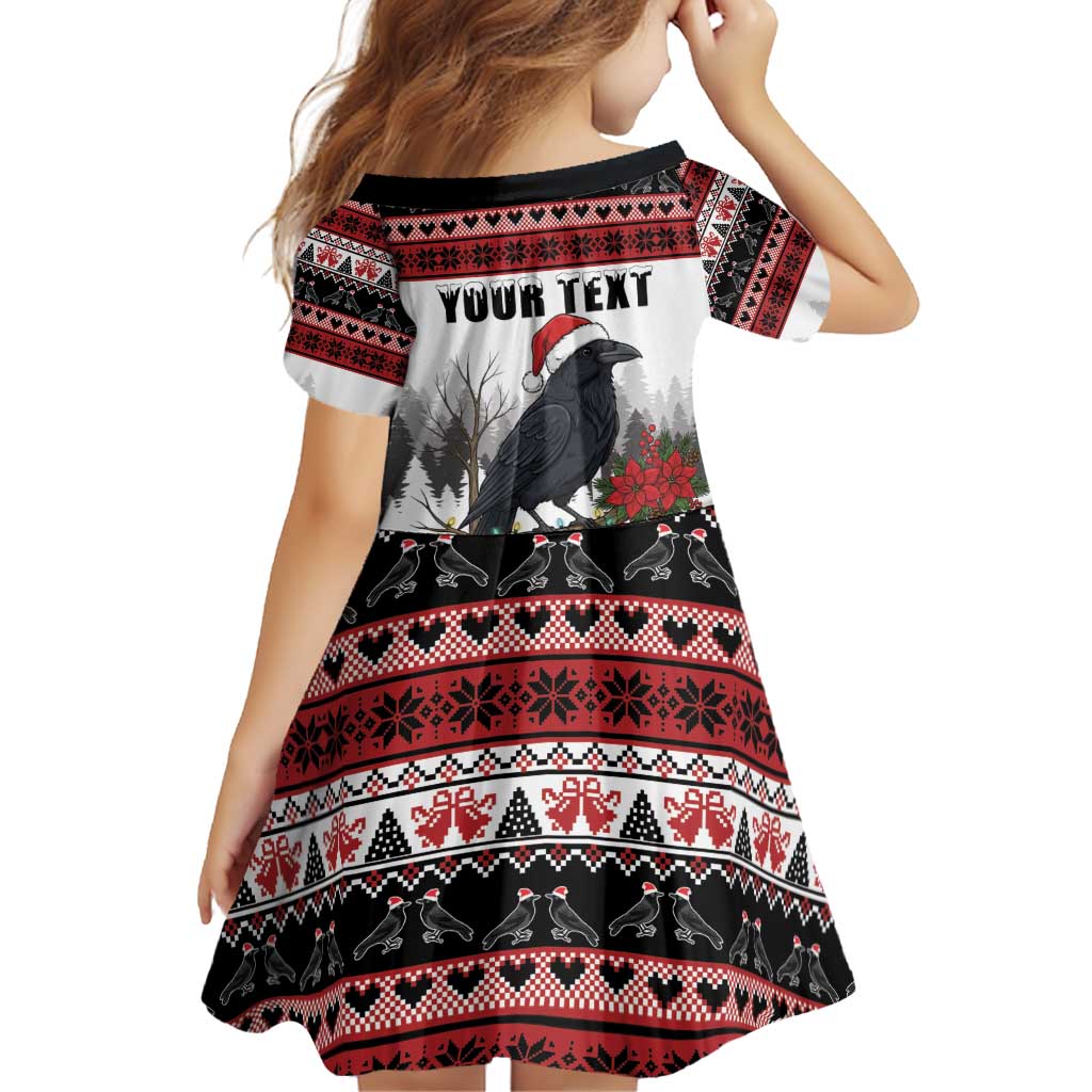 F Caw F Christmas Raven Personalized Family Matching Puletasi and Hawaiian Shirt Holiday Crow Festive - Wonder Print Shop