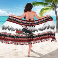 F Caw F Christmas Raven Personalized Sarong Holiday Crow Festive - Wonder Print Shop