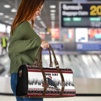 F Caw F Christmas Raven Personalized Travel Bag Holiday Crow Festive - Wonder Print Shop