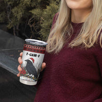 F Caw F Christmas Raven Personalized Tumbler Cup Holiday Crow Festive - Wonder Print Shop