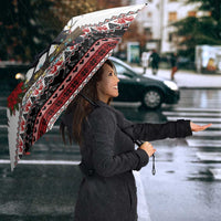 F Caw F Christmas Raven Personalized Umbrella Holiday Crow Festive - Wonder Print Shop