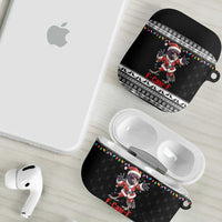F Caw F Raven Christmas AirPods Case Funny Santa Crow - Wonder Print Shop