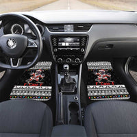F Caw F Raven Christmas Car Mats Funny Santa Crow - Wonder Print Shop