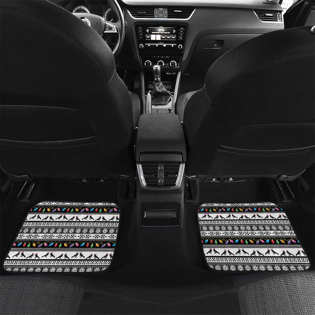 F Caw F Raven Christmas Car Mats Funny Santa Crow - Wonder Print Shop