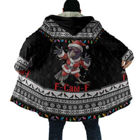F Caw F Raven Christmas Cloak Funny Santa Crow - Wonder Print Shop