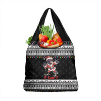 F Caw F Raven Christmas Grocery Bag Funny Santa Crow - Wonder Print Shop