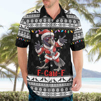 F Caw F Raven Christmas Hawaiian Shirt Funny Santa Crow - Wonder Print Shop