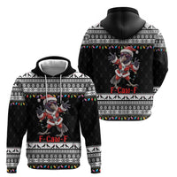 F Caw F Raven Christmas Hoodie Funny Santa Crow - Wonder Print Shop