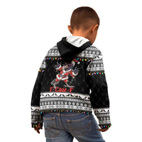 F Caw F Raven Christmas Kid Hoodie Funny Santa Crow - Wonder Print Shop