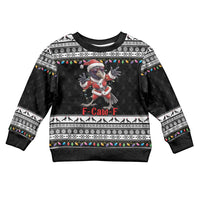 F Caw F Raven Christmas Kid Ugly Christmas Sweater Funny Santa Crow - Wonder Print Shop