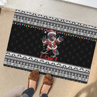 F Caw F Raven Christmas Rubber Doormat Funny Santa Crow - Wonder Print Shop