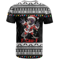 F Caw F Raven Christmas T Shirt Funny Santa Crow - Wonder Print Shop