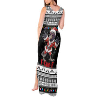 F Caw F Raven Christmas Tank Maxi Dress Funny Santa Crow - Wonder Print Shop