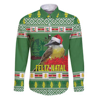 Suriname Christmas Family Matching Off Shoulder Short Dress and Hawaiian Shirt Lesser Kiskadee With White Jungle Geranium - Wonder Print Shop