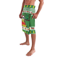 Suriname Christmas Lavalava Lesser Kiskadee With White Jungle Geranium - Wonder Print Shop