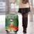 Suriname Christmas Luggage Cover Lesser Kiskadee With White Jungle Geranium - Wonder Print Shop