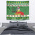 Suriname Christmas Tapestry Lesser Kiskadee With White Jungle Geranium - Wonder Print Shop