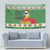 Suriname Christmas Tapestry Lesser Kiskadee With White Jungle Geranium - Wonder Print Shop