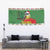 Suriname Christmas Tapestry Lesser Kiskadee With White Jungle Geranium - Wonder Print Shop