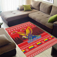 Ecuador Andean Condor Christmas Area Rug Dios Patria y Libertad - Wonder Print Shop