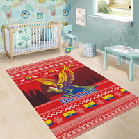 Ecuador Andean Condor Christmas Area Rug Dios Patria y Libertad - Wonder Print Shop