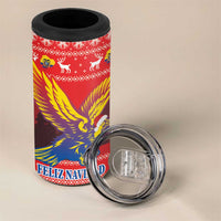 Ecuador Andean Condor Christmas 4 in 1 Can Cooler Tumbler Dios Patria y Libertad - Wonder Print Shop
