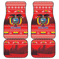 Ecuador Andean Condor Christmas Car Mats Dios Patria y Libertad - Wonder Print Shop