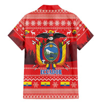 Ecuador Andean Condor Christmas Family Matching Mermaid Dress and Hawaiian Shirt Dios Patria y Libertad - Wonder Print Shop