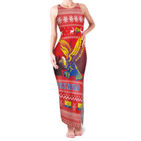 Ecuador Andean Condor Christmas Family Matching Tank Maxi Dress and Hawaiian Shirt Dios Patria y Libertad - Wonder Print Shop