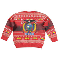 Ecuador Andean Condor Christmas Kid Ugly Christmas Sweater Dios Patria y Libertad - Wonder Print Shop