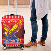 Ecuador Andean Condor Christmas Luggage Cover Dios Patria y Libertad - Wonder Print Shop