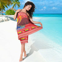 Ecuador Andean Condor Christmas Sarong Dios Patria y Libertad - Wonder Print Shop