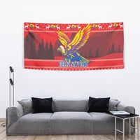 Ecuador Andean Condor Christmas Tapestry Dios Patria y Libertad - Wonder Print Shop
