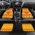 Montenegro Christmas Car Mats Double-headed Eagle With Christmas Pattern - Wonder Print Shop