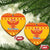 Montenegro Christmas Ceramic Ornament Double-headed Eagle With Christmas Pattern - Wonder Print Shop
