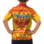 Montenegro Christmas Family Matching Off Shoulder Short Dress and Hawaiian Shirt Double-headed Eagle With Christmas Pattern - Wonder Print Shop