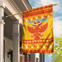 Montenegro Christmas Garden Flag Double-headed Eagle With Christmas Pattern - Wonder Print Shop