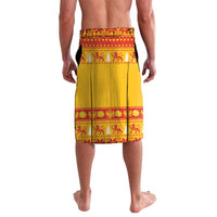 Montenegro Christmas Lavalava Double-headed Eagle With Christmas Pattern - Wonder Print Shop