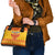 Montenegro Christmas Shoulder Handbag Double-headed Eagle With Christmas Pattern