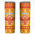 Montenegro Christmas Skinny Tumbler Double-headed Eagle With Christmas Pattern - Wonder Print Shop