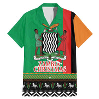 Zambia Christmas Family Matching Mermaid Dress and Hawaiian Shirt One Zambia One Nation With Kente Pattern - Wonder Print Shop
