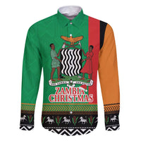 Zambia Christmas Family Matching Off Shoulder Maxi Dress and Hawaiian Shirt One Zambia One Nation With Kente Pattern - Wonder Print Shop