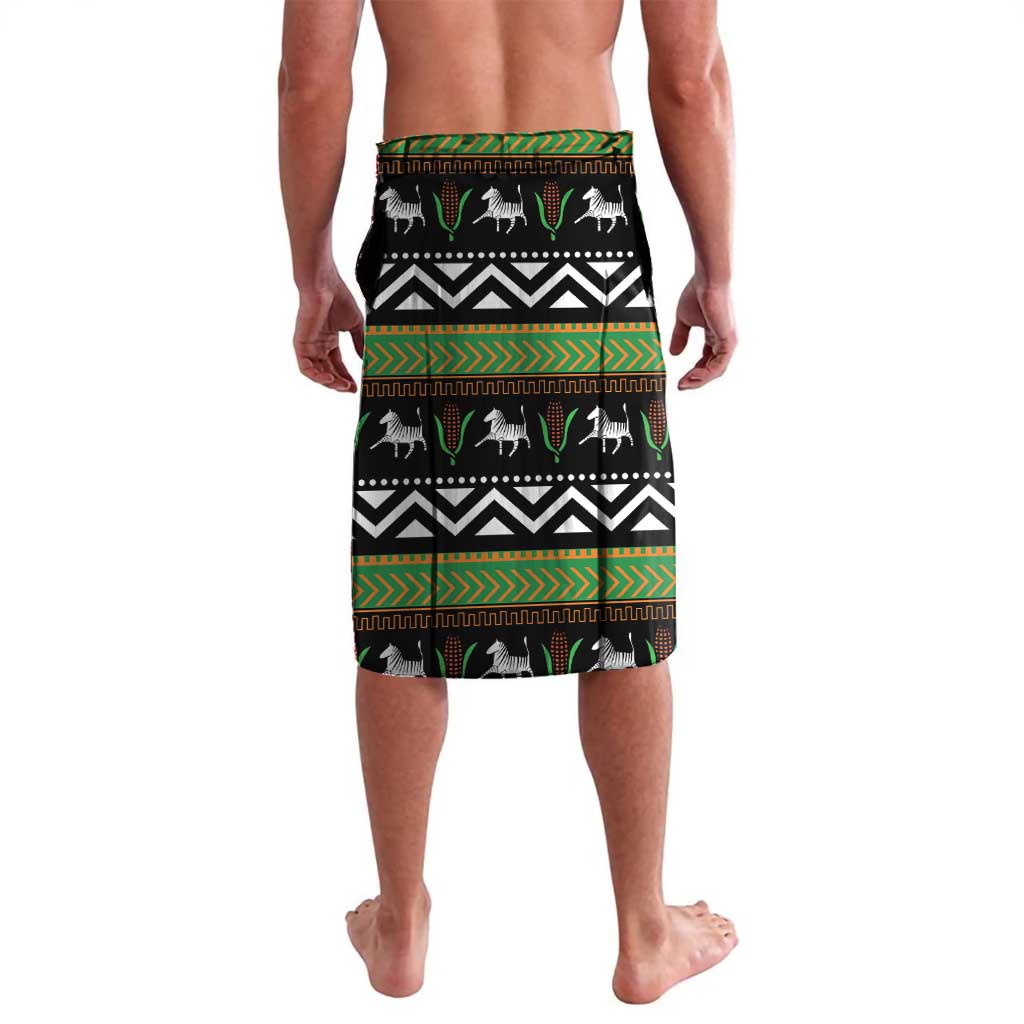 Zambia Christmas Lavalava One Zambia One Nation With Kente Pattern - Wonder Print Shop