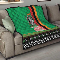 Zambia Christmas Quilt One Zambia One Nation With Kente Pattern - Wonder Print Shop