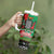 Zambia Christmas Tumbler With Handle One Zambia One Nation With Kente Pattern - Wonder Print Shop