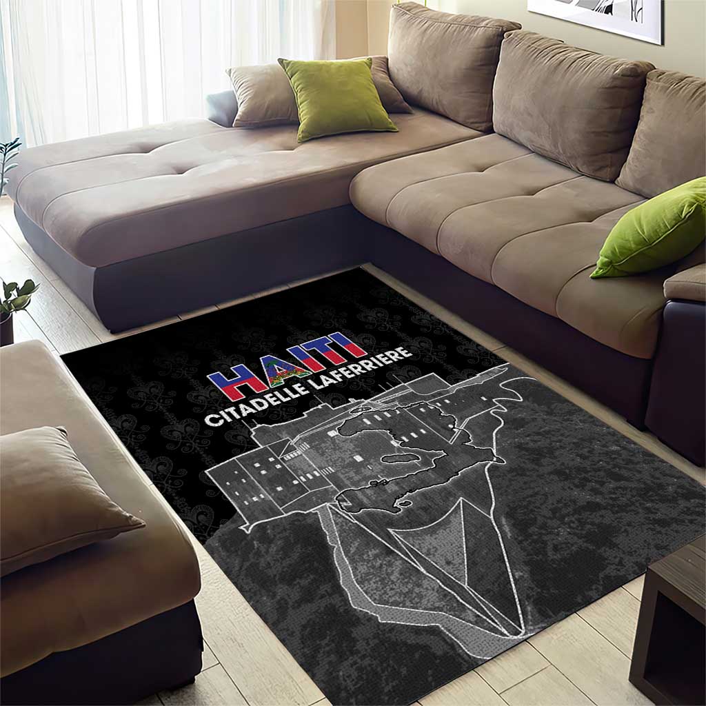 Haiti Citadelle Laferriere Area Rug Haitian Heritage Veve Vodou - Wonder Print Shop