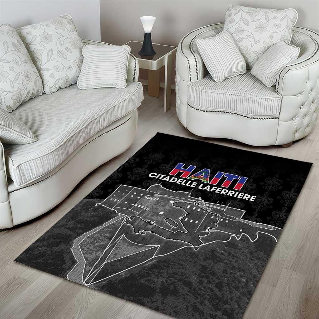 Haiti Citadelle Laferriere Area Rug Haitian Heritage Veve Vodou - Wonder Print Shop